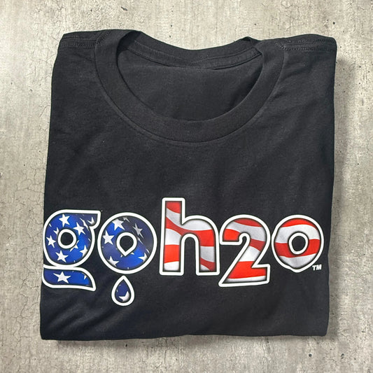 American Flag Logo Tee goh2o