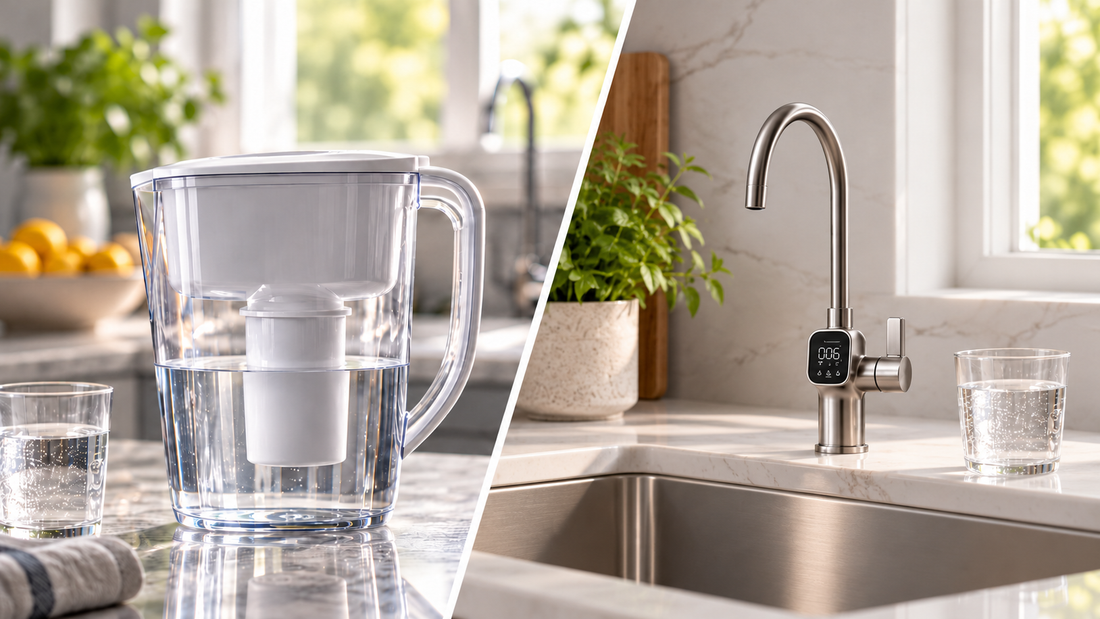 Under-Sink RO vs. Pitcher Filters: Which Is Better? | goh2o goh2o